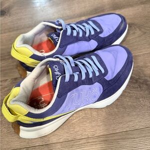 Ryka Lavender and Lemon Athletic Shoes